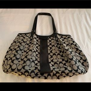 Coach Purse (19”x12”x7”  27” long with strap)